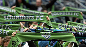 1st Sounders game — take light rail, bus, ferry, waterfront streetcar!